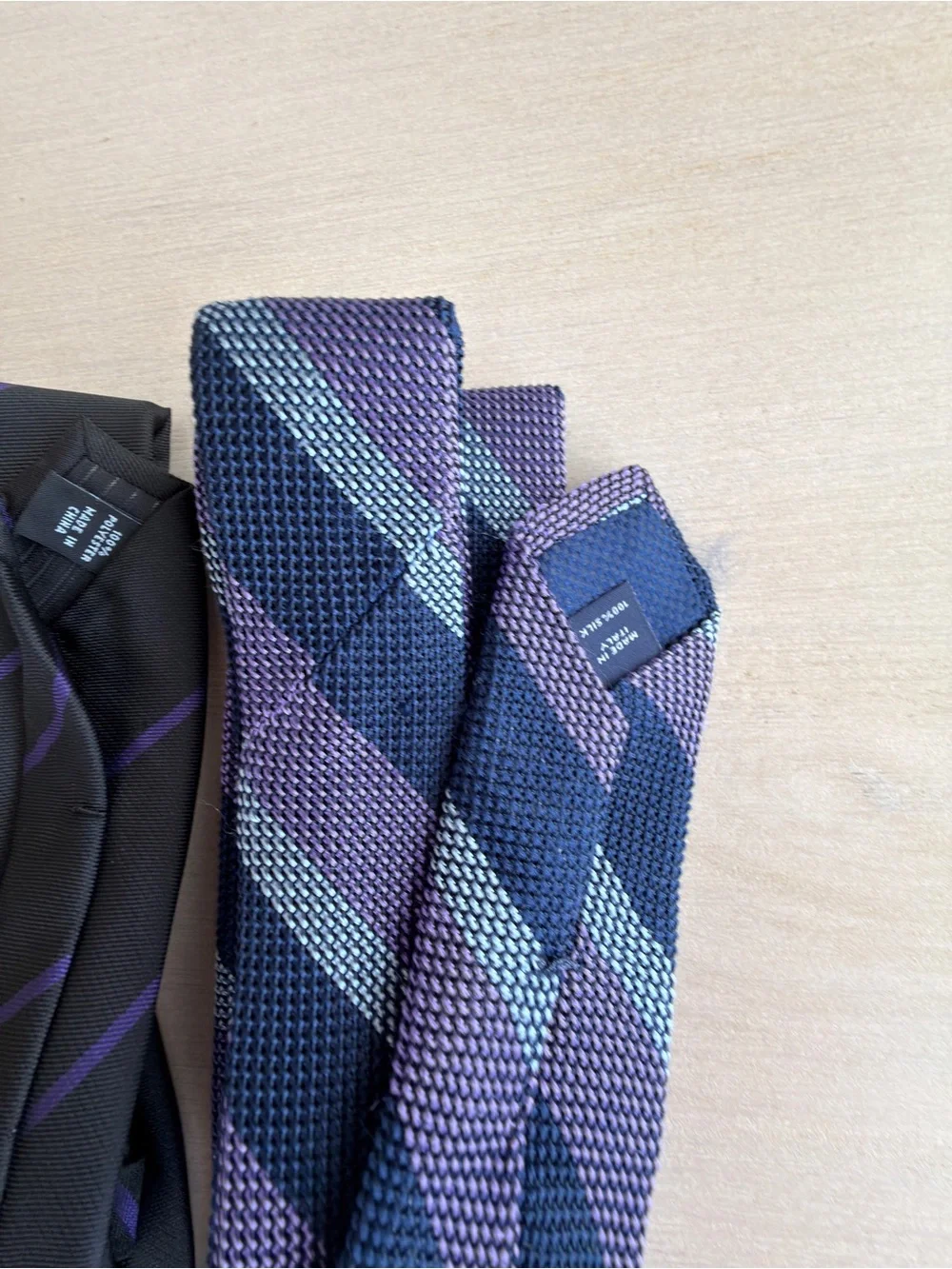 Men's Purple Patterned Ties - Classic Formal Accent